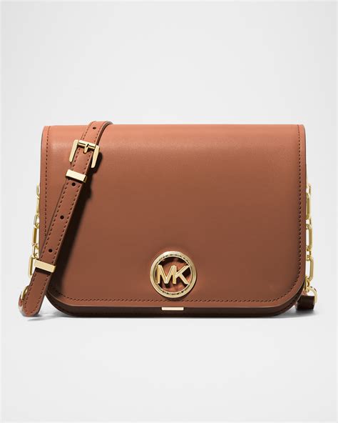 MICHAEL Michael Kors Delancey Medium Leather Crossbody Bag